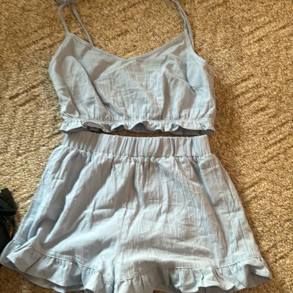 Matching short outfit